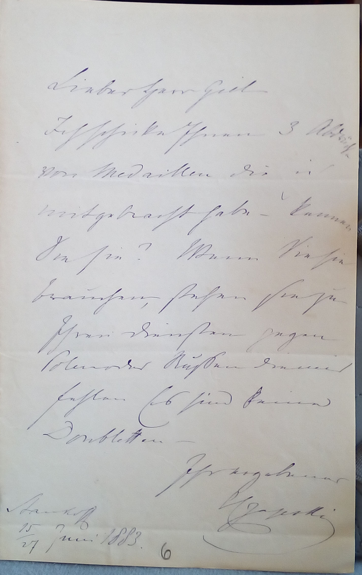 Письма Гуттен-Чапского. ОР РНБ Ф 914 Ед хр 117 Л 5-9.