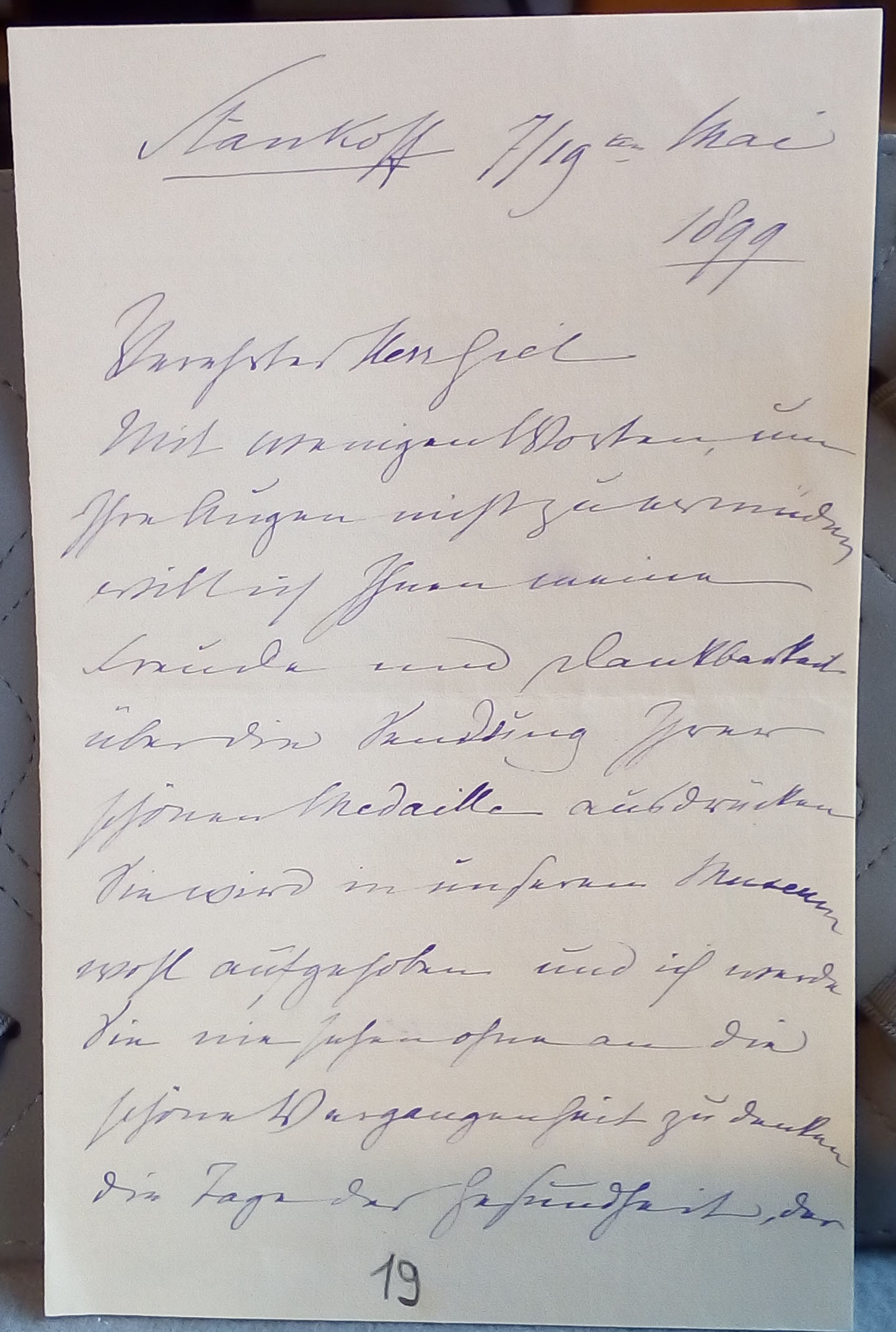 Письма Гуттен-Чапского. ОР РНБ Ф 914 Ед хр 117 Л 19-20.